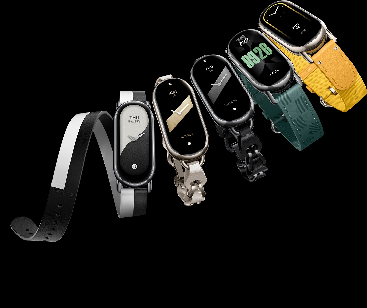 Na szyi, na bucie i na nadgarstku. Xiaomi Mi Band 8 umieścisz gdzie zechcesz
