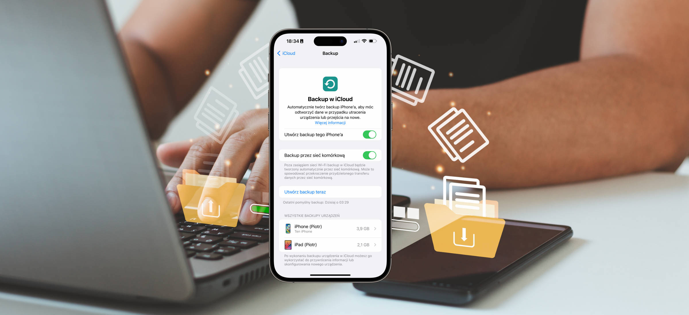 iphone backup zapasowa kopia danych lokalna chmura icloud lokalna windows mac