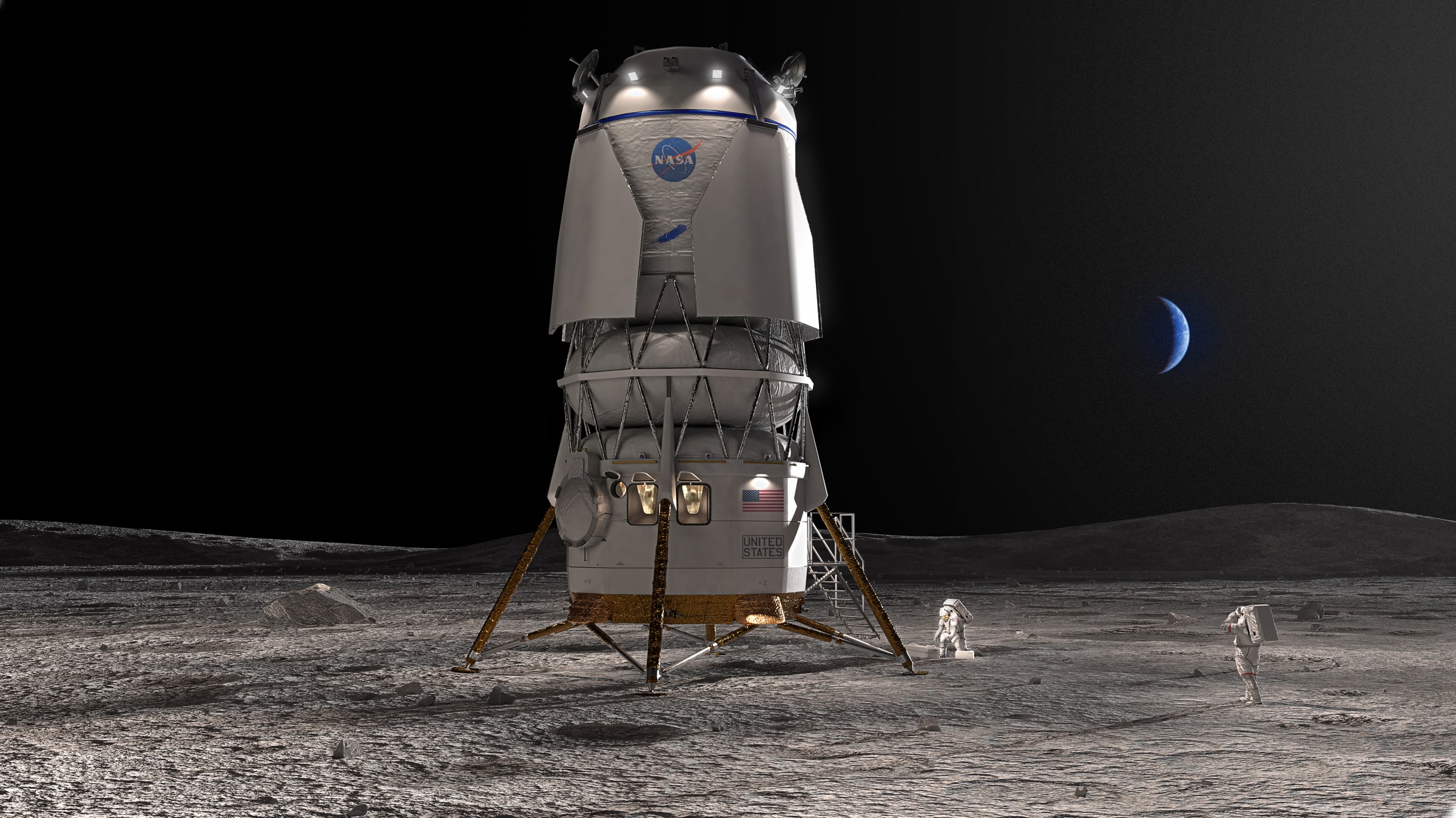 Jeff Bezos dołącza do wyścigu na Księżyc. Blue Origin przygotuje lądownik
