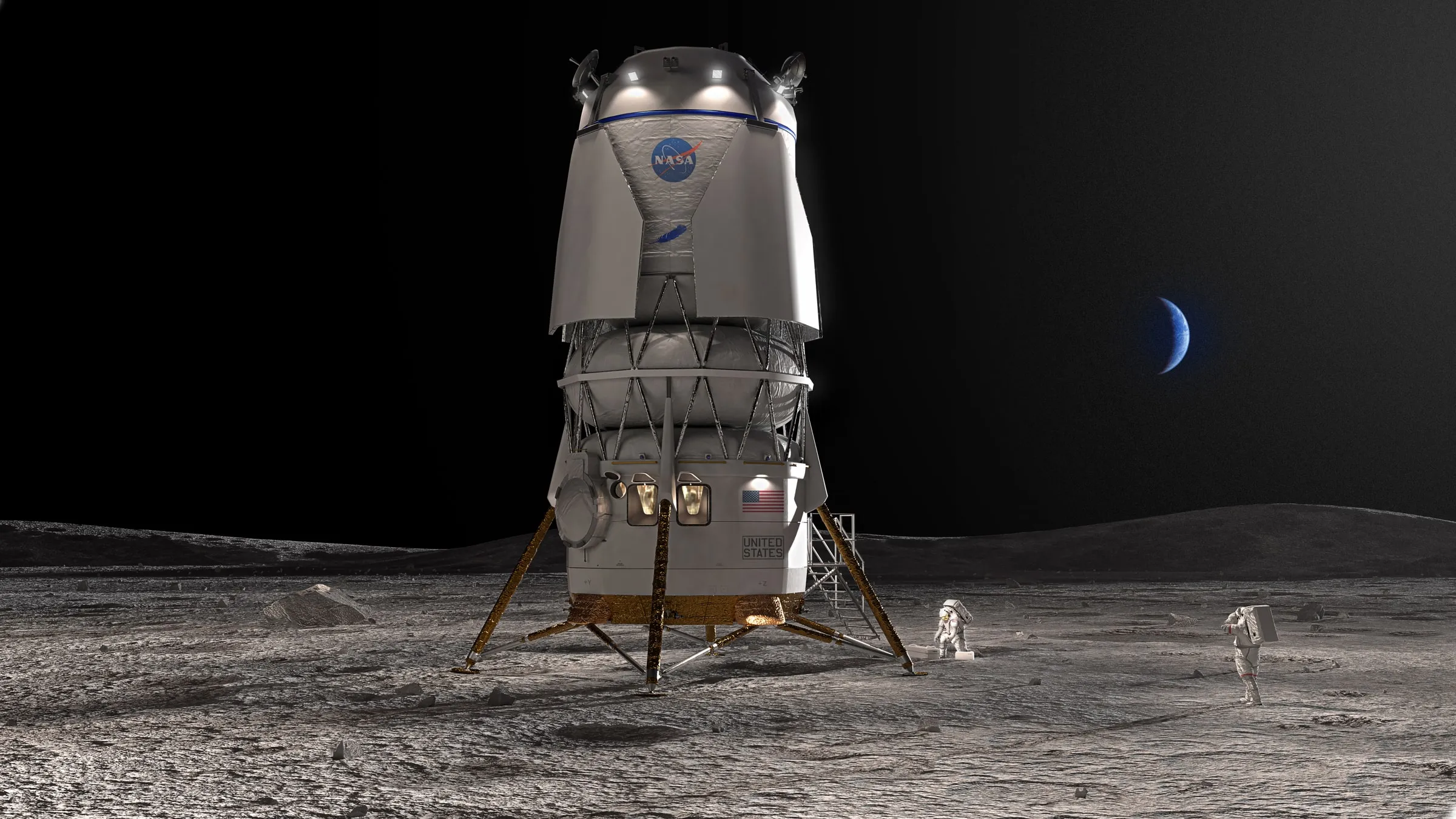 Jeff Bezos dołącza do wyścigu na Księżyc. Blue Origin przygotuje lądownik
