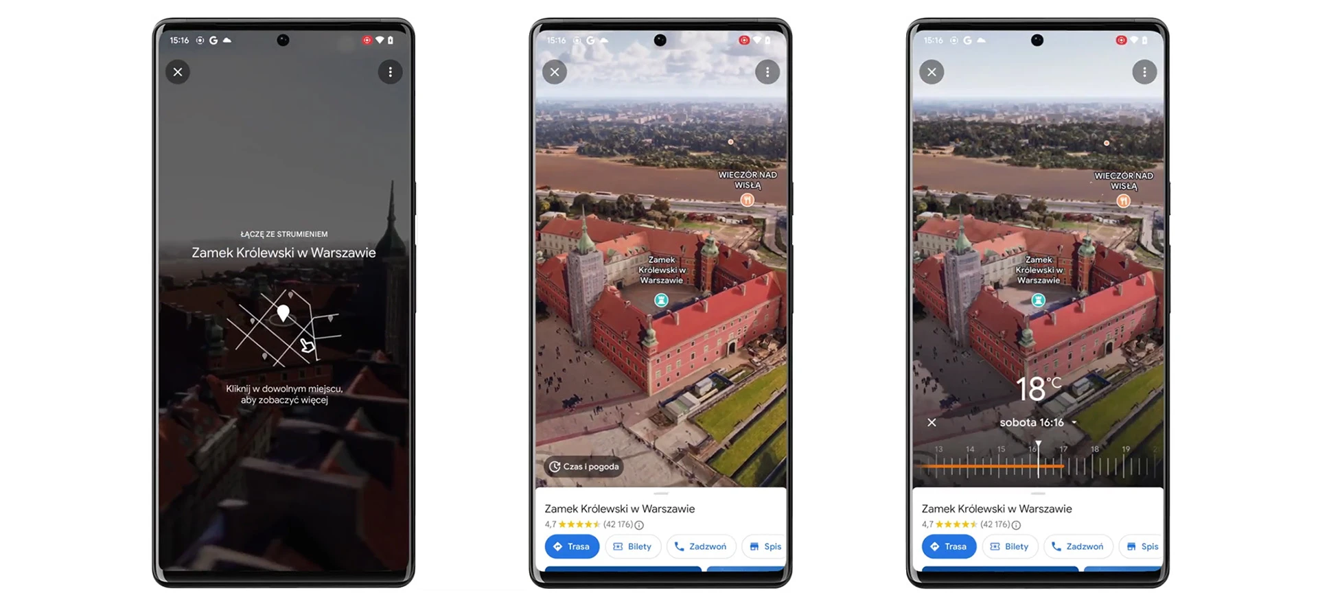 Immersive View w Polsce. Mapy Google piękne i szczegółowe jak nigdy wcześniej
