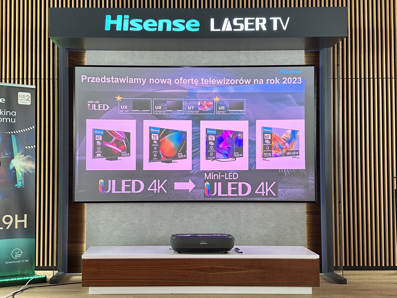 hisense telewizory laser tv 2023 oferta 4 