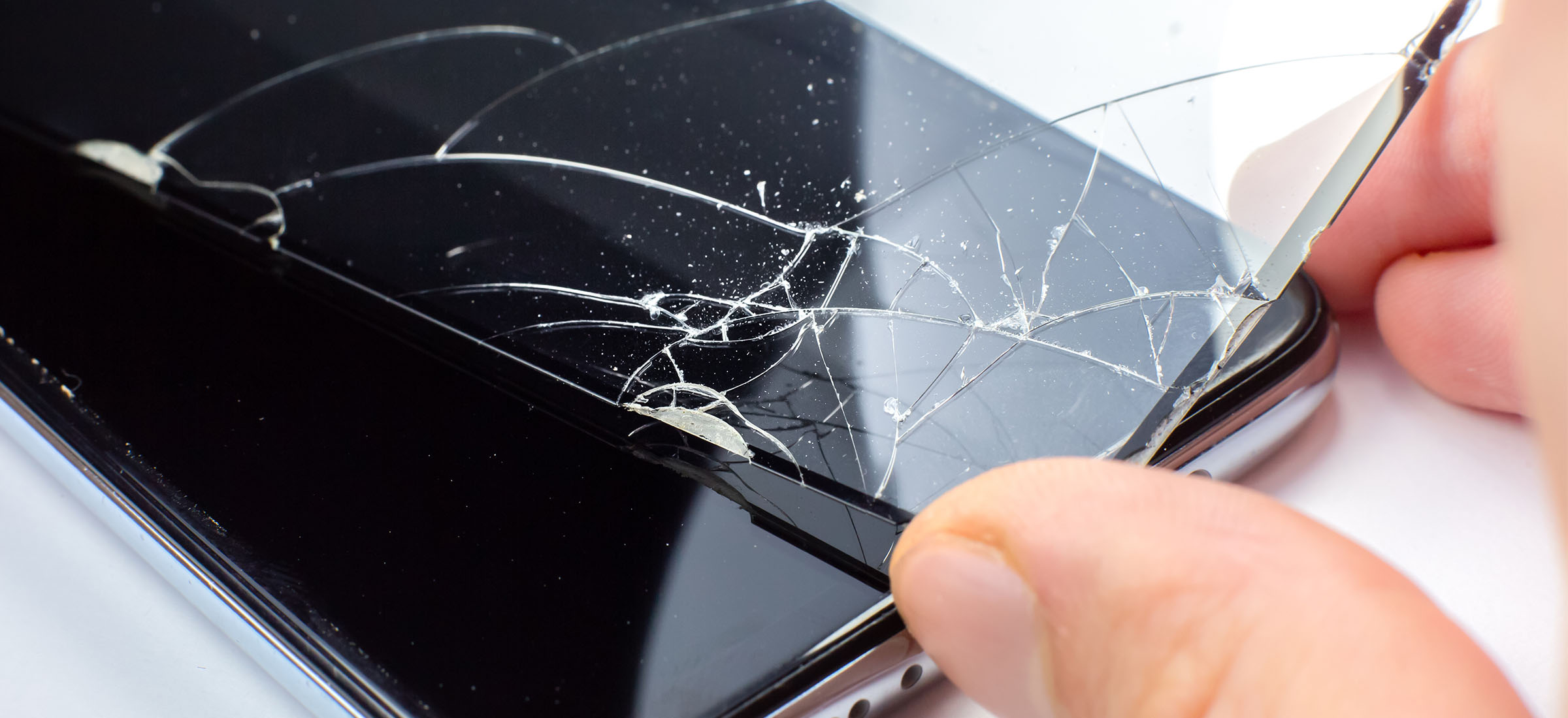szkło hartowane na telefonie