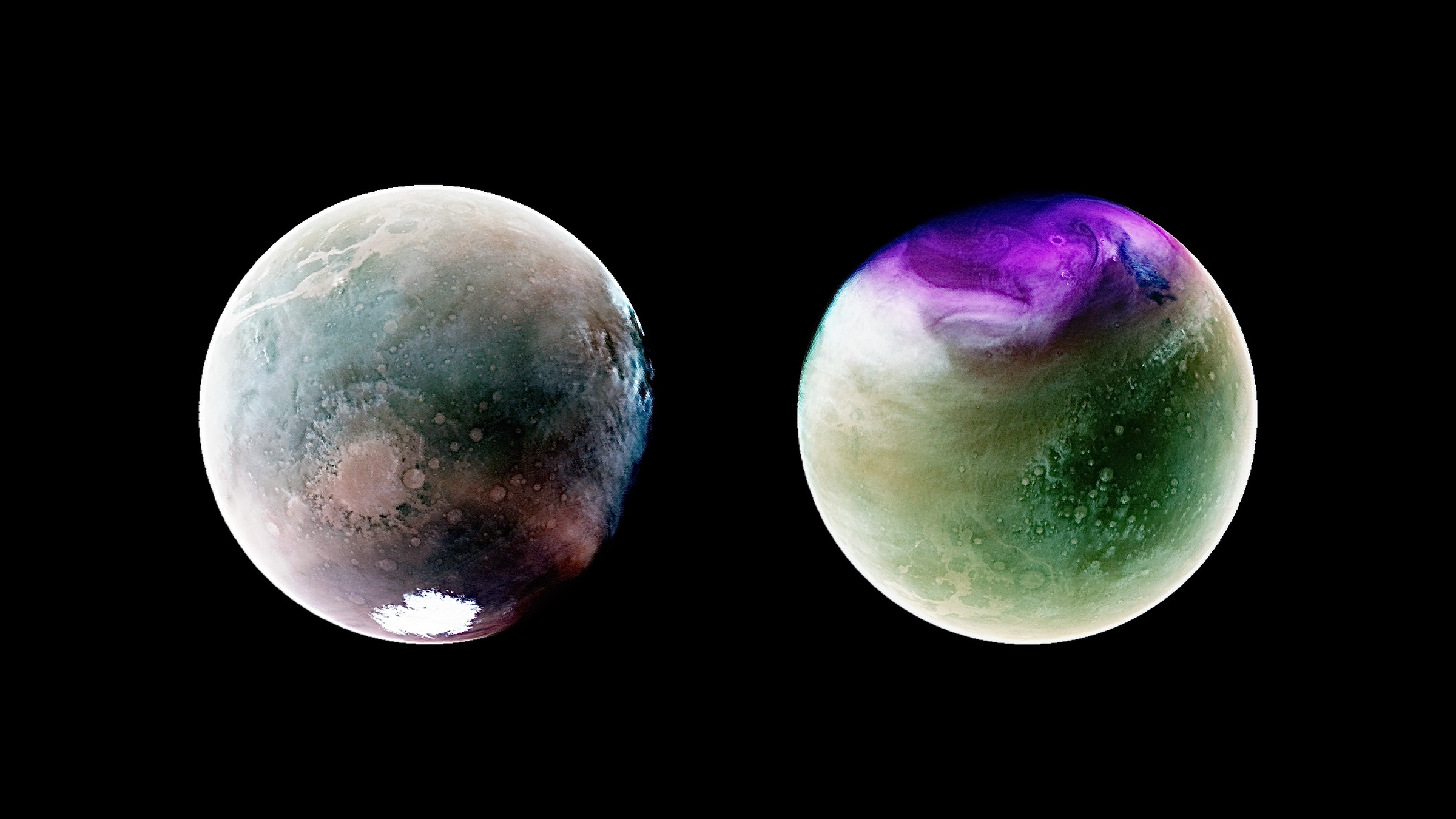 Mars, jakiego wcześniej nie widzieliśmy. Tak wyglądają lato i zima na Czerwonej Planecie