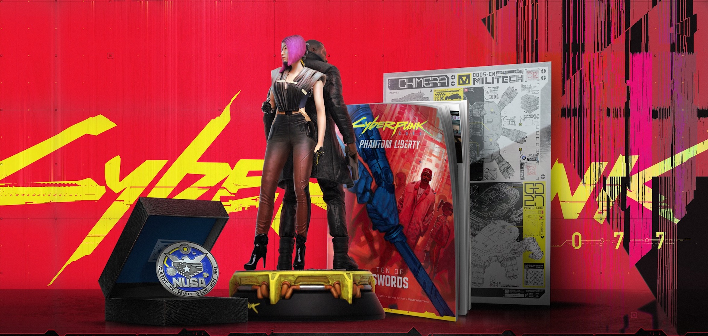 Kolekcja Szpiegowska Cyberpunk 2077 Phantom Liberty bez gry. Cena to 726 zł