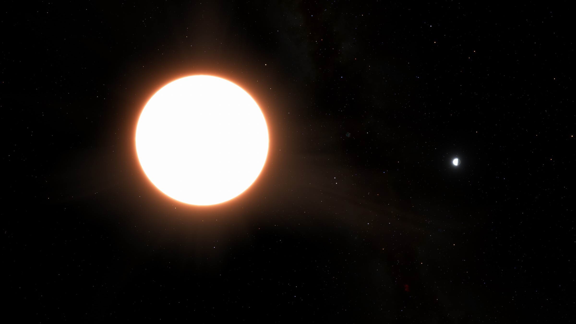 Odkryli planetę z metalowymi chmurami jak lustro. Tak wyobrażam sobie obiekt obcych