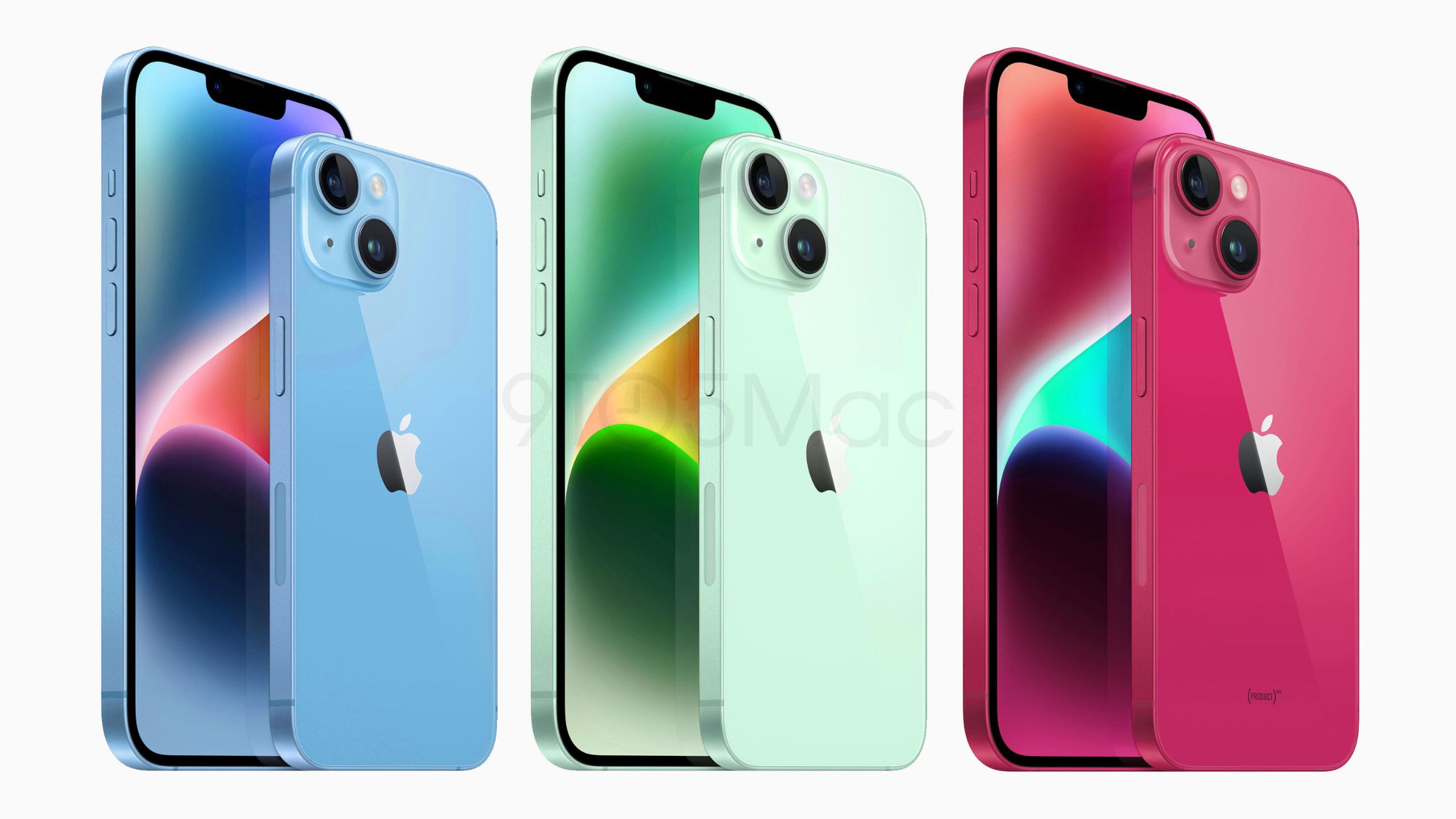 iPhone 15, kolory