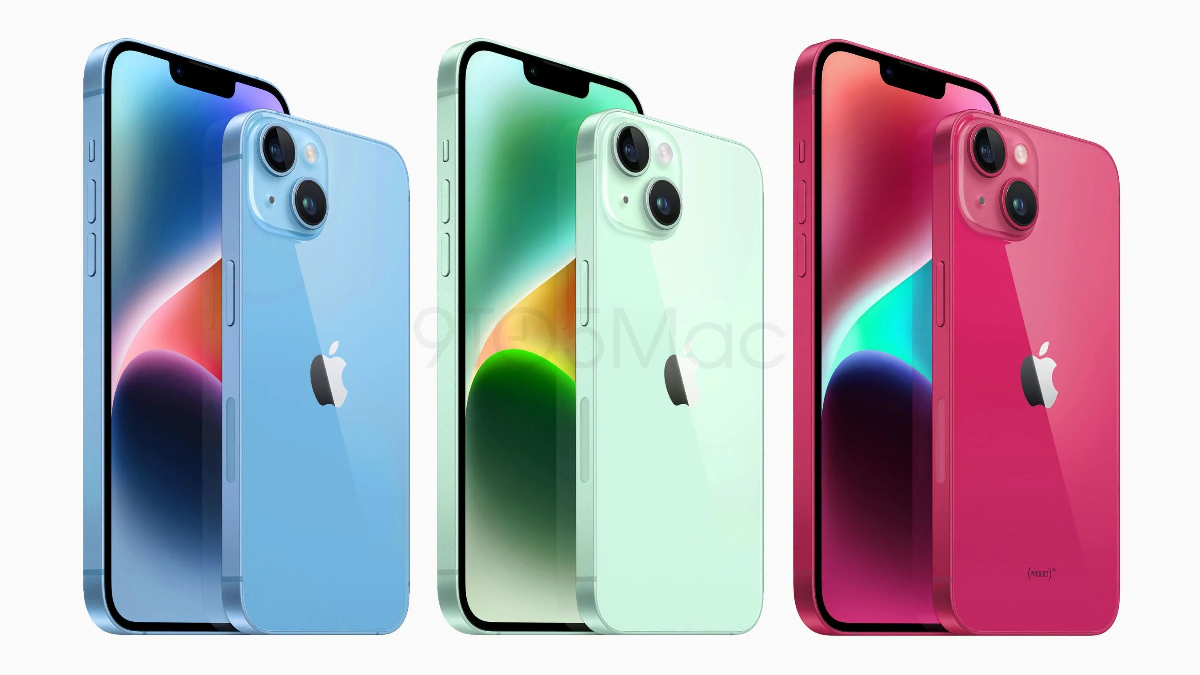 iPhone 15, kolory