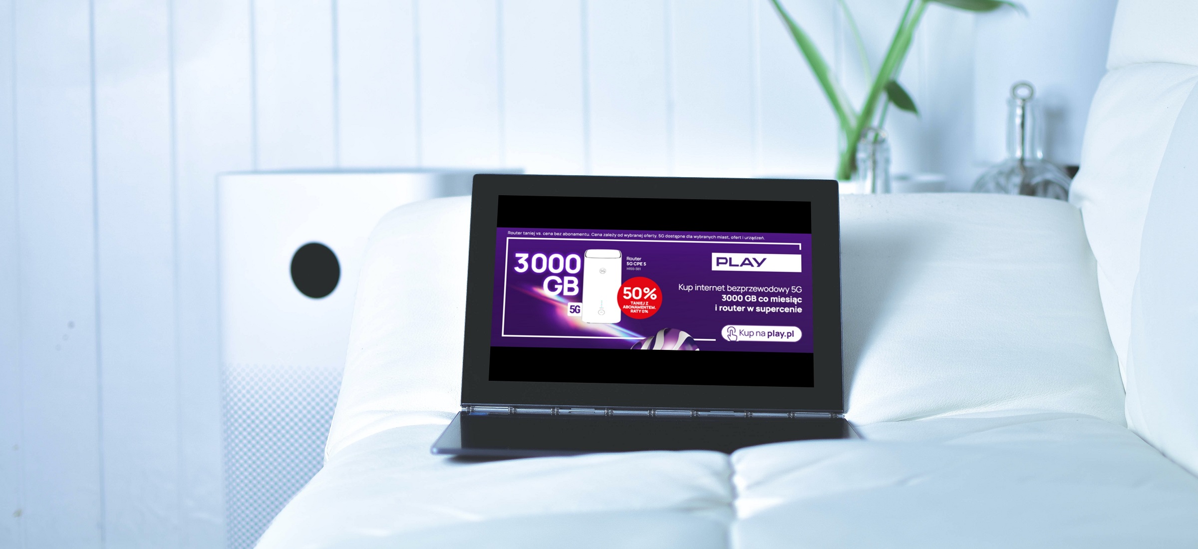 Play ma nową ofertę internetu bezprzewodowego. Można dostać dużo danych i korzystać z 5G