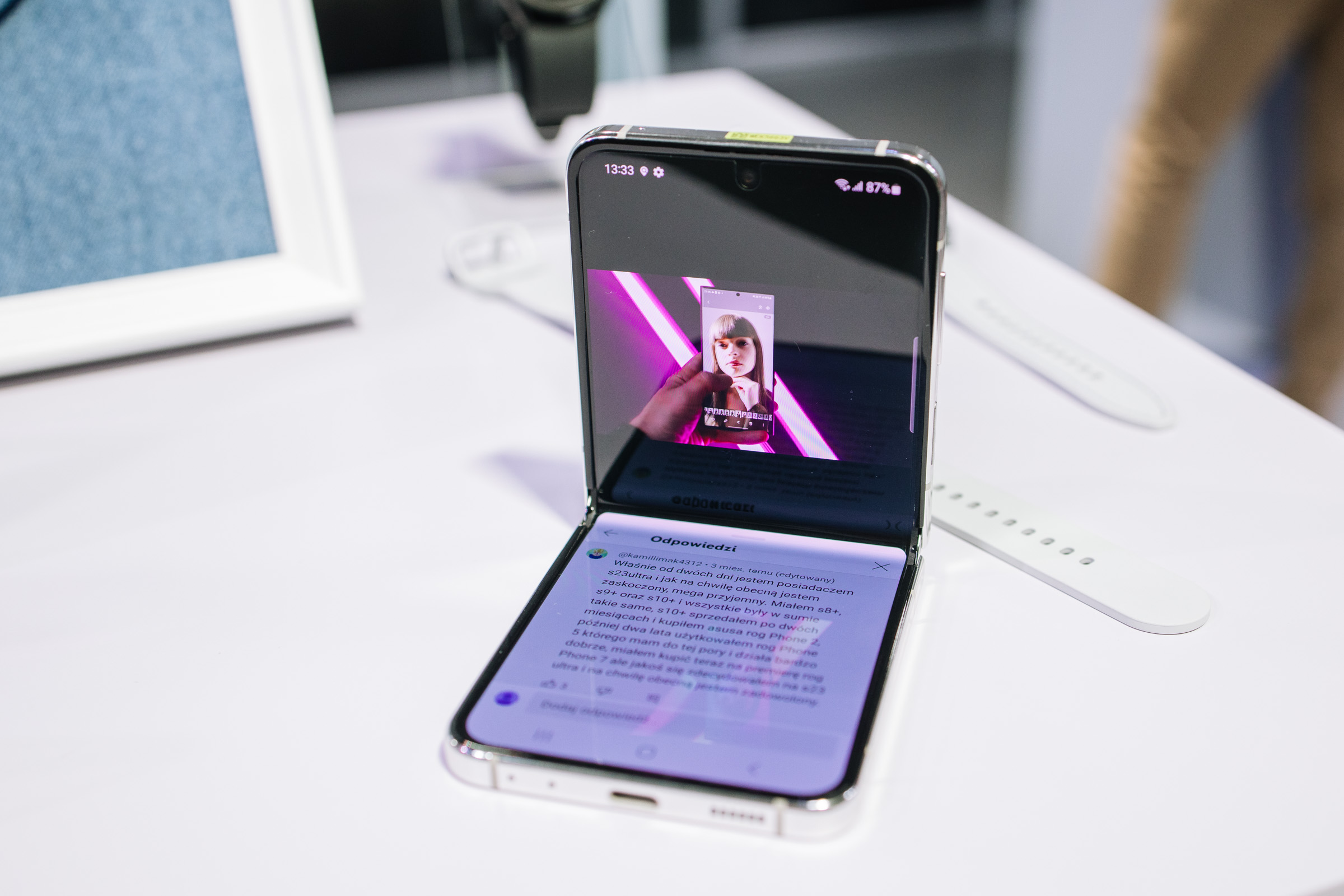 Samsung Galaxy Z Flip 5, fot. Krzysztof Basel.