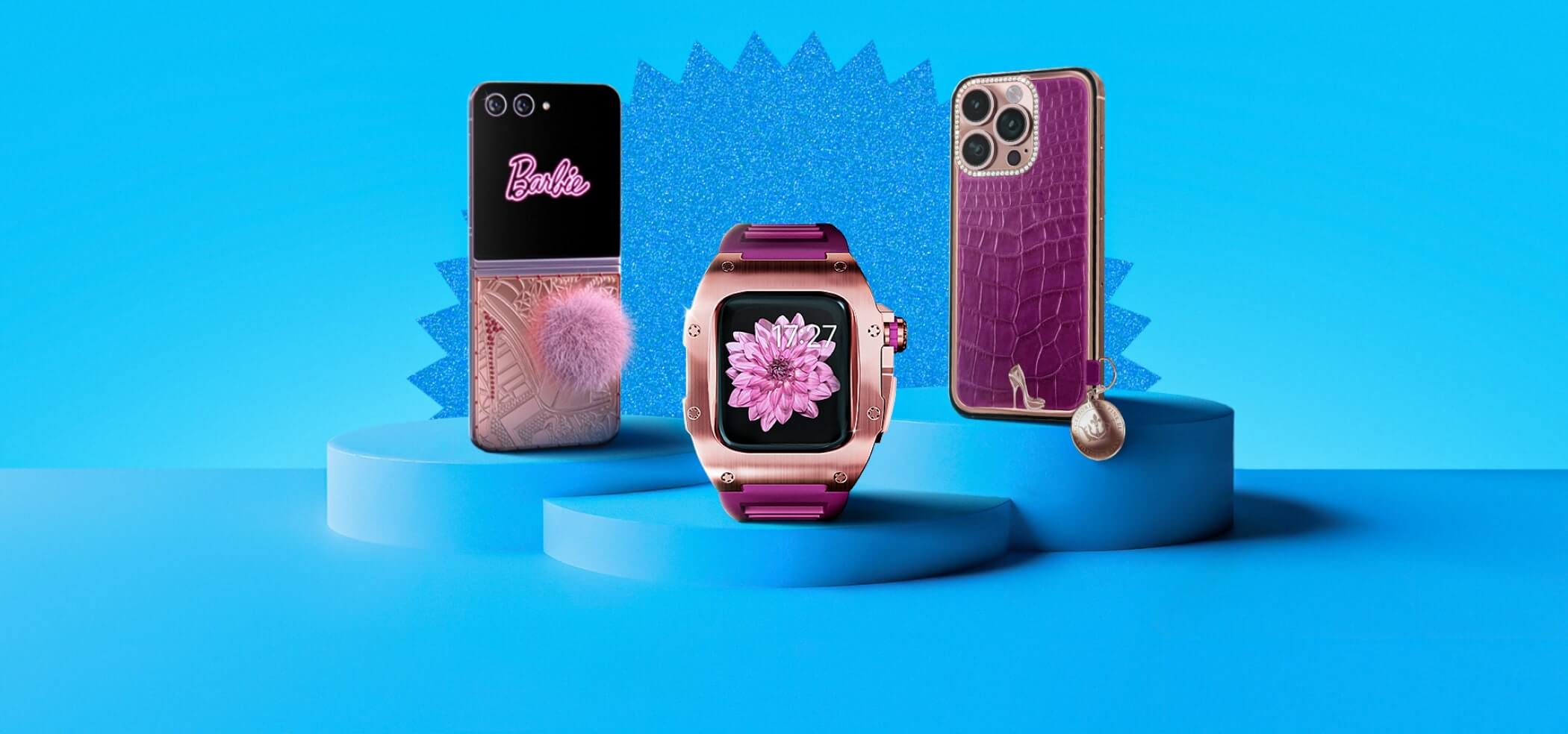 Smartfony w wersji Barbie. Oto Samsung i iPhone, ale od firmy Caviar
