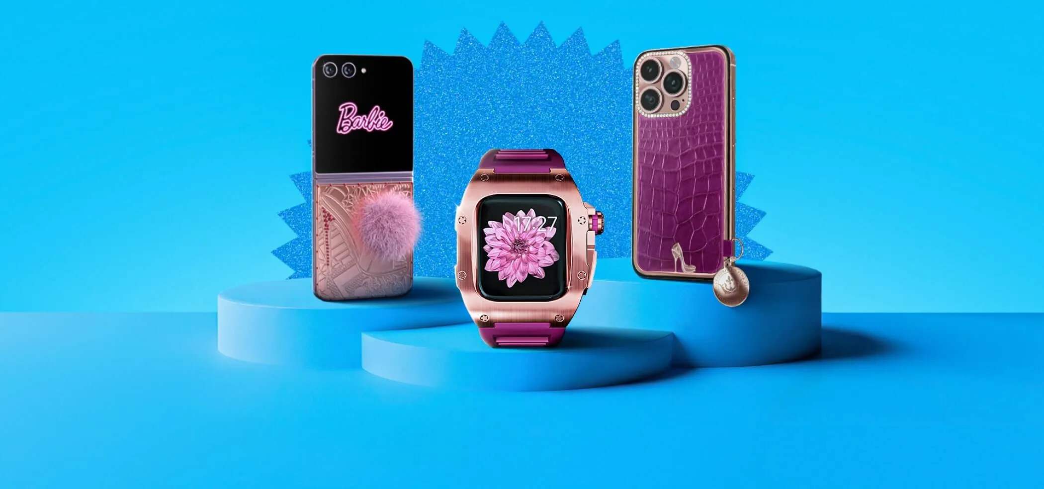 Smartfony w wersji Barbie. Oto Samsung i iPhone, ale od firmy Caviar