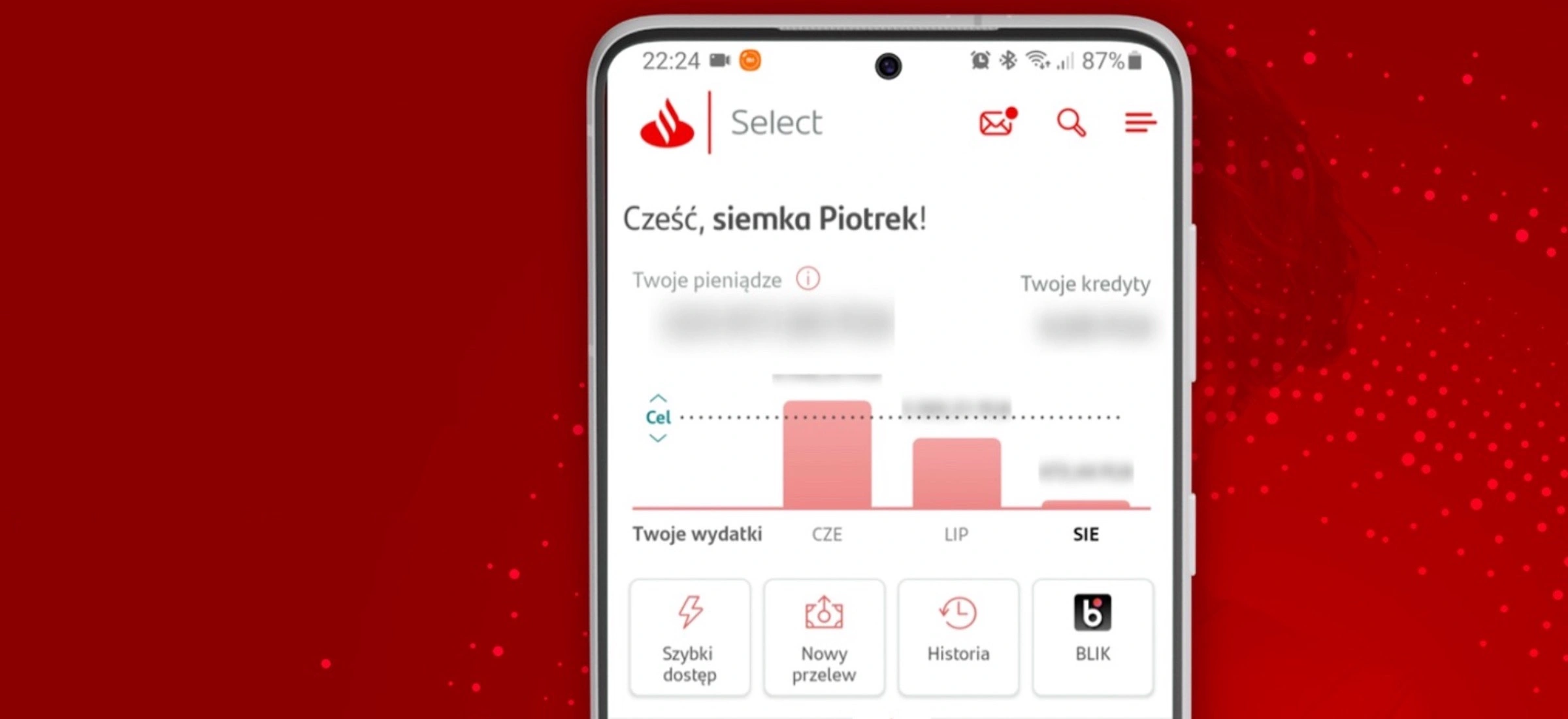 Santander ma nową aplikację. Oto nowości w Santander Mobile