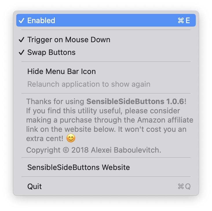SensibleSideButtons - aplikacja na macOS do konfiguracji myszy class="wp-image-4033370"
