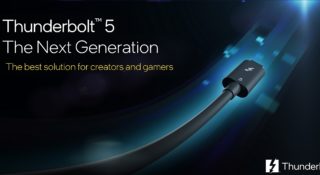 Tak prezentuje się Thunderbolt 5. Poprzednia wersja nagle zbladła