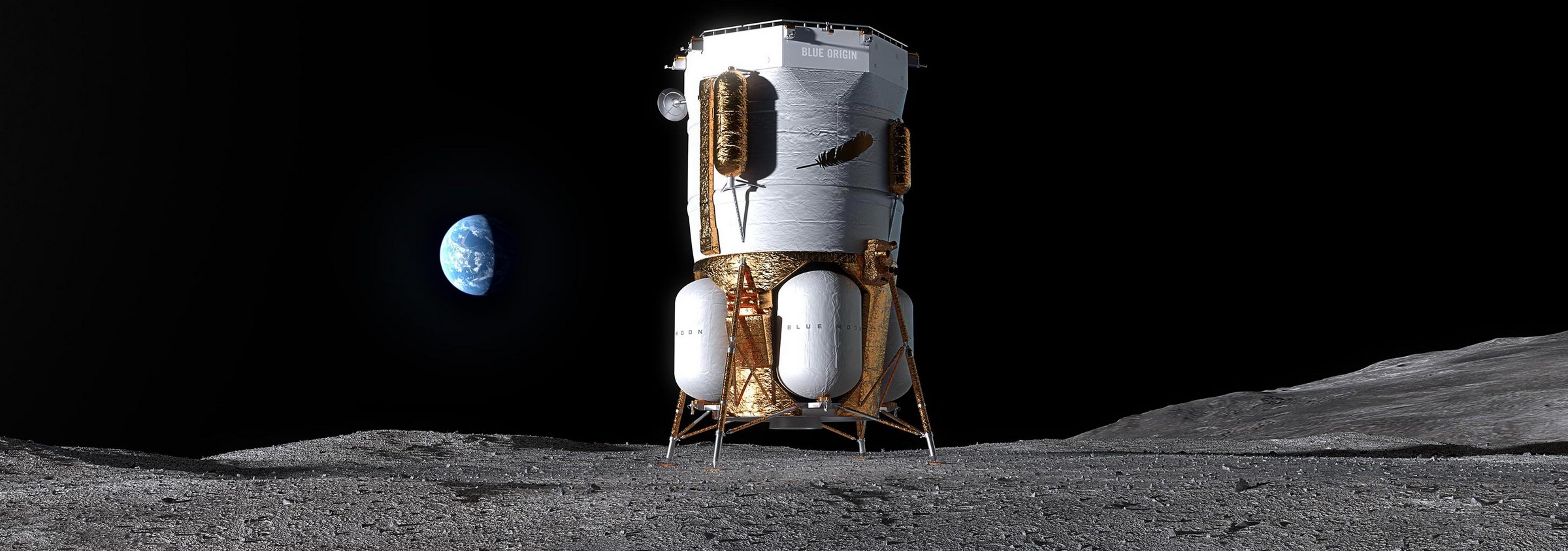Jeff Bezos ujawnia makietę prototypu lądownika księżycowego Blue Moon