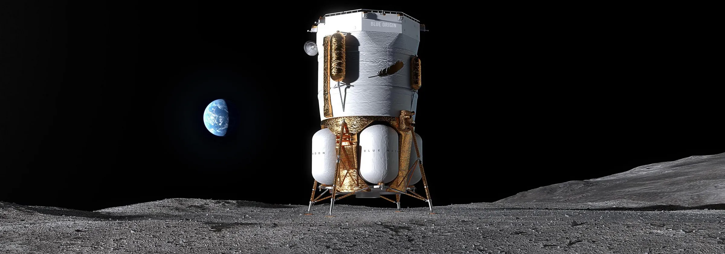 Jeff Bezos ujawnia makietę prototypu lądownika księżycowego Blue Moon