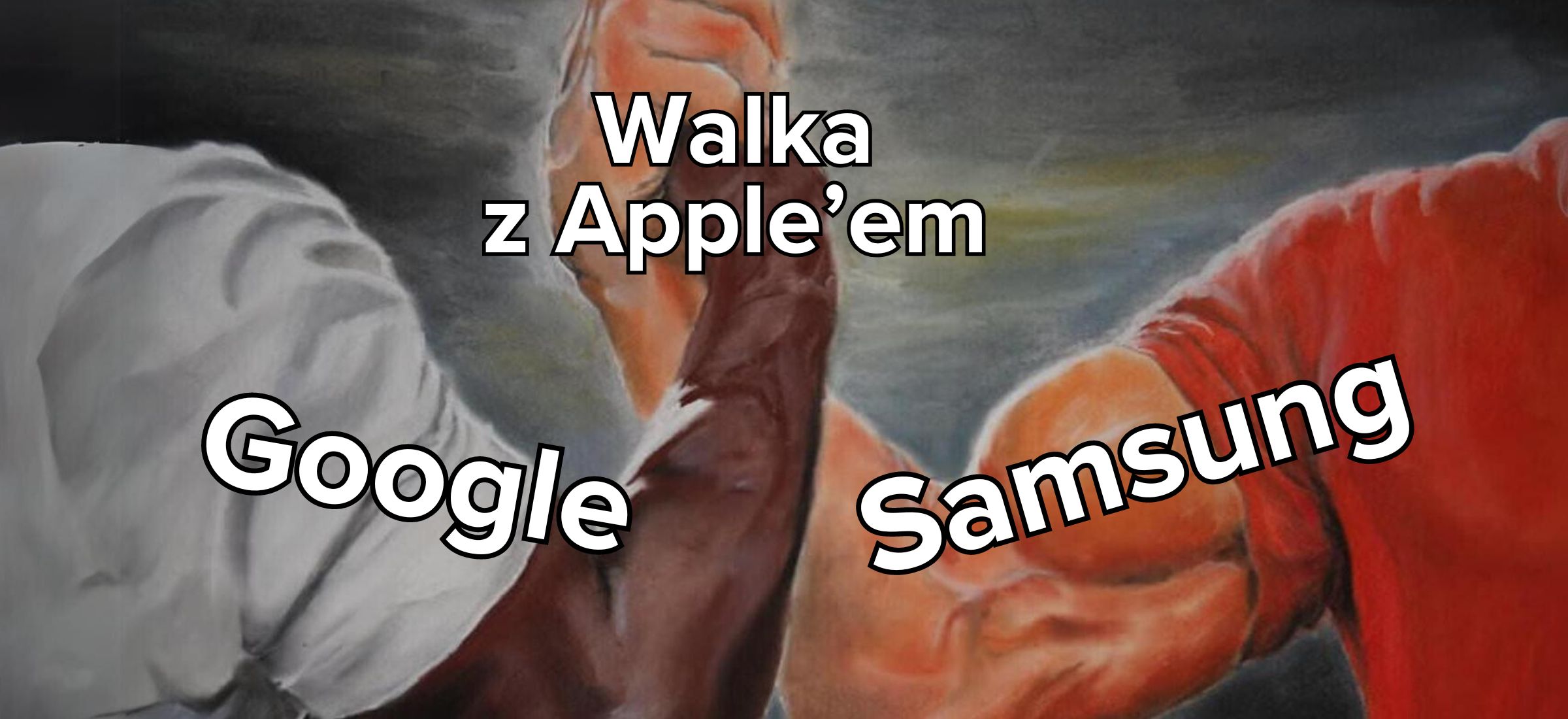 Ten zielony bąbel oznacza „gorsze urządzenie”. Teraz Google i Samsung idą na wojnę z Apple'em