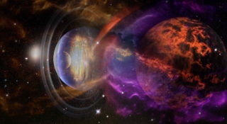 Zderzyły się dwa lodowe planetarne giganty. Powstała gigantyczna chmura lodu