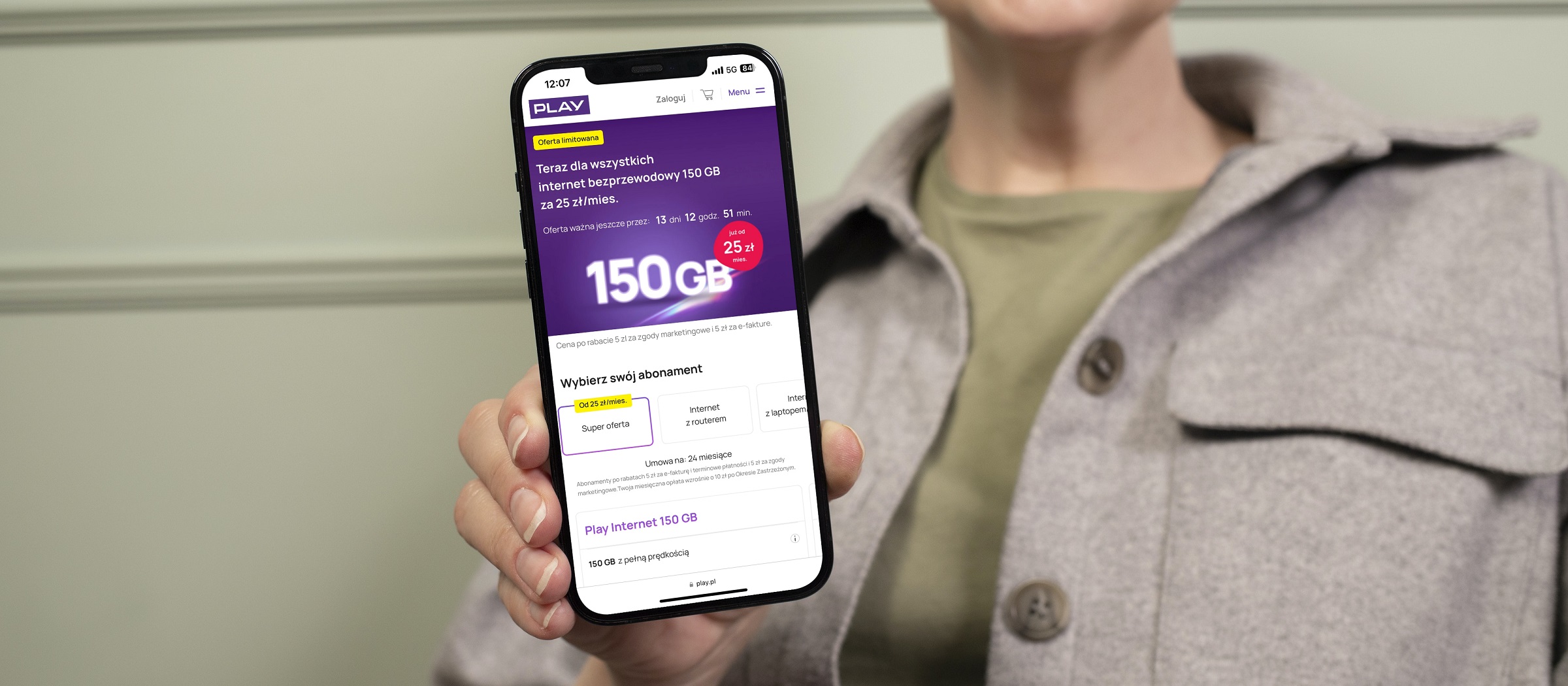 150 GB internetu za 25 zł? Play odpalił nową promocję
