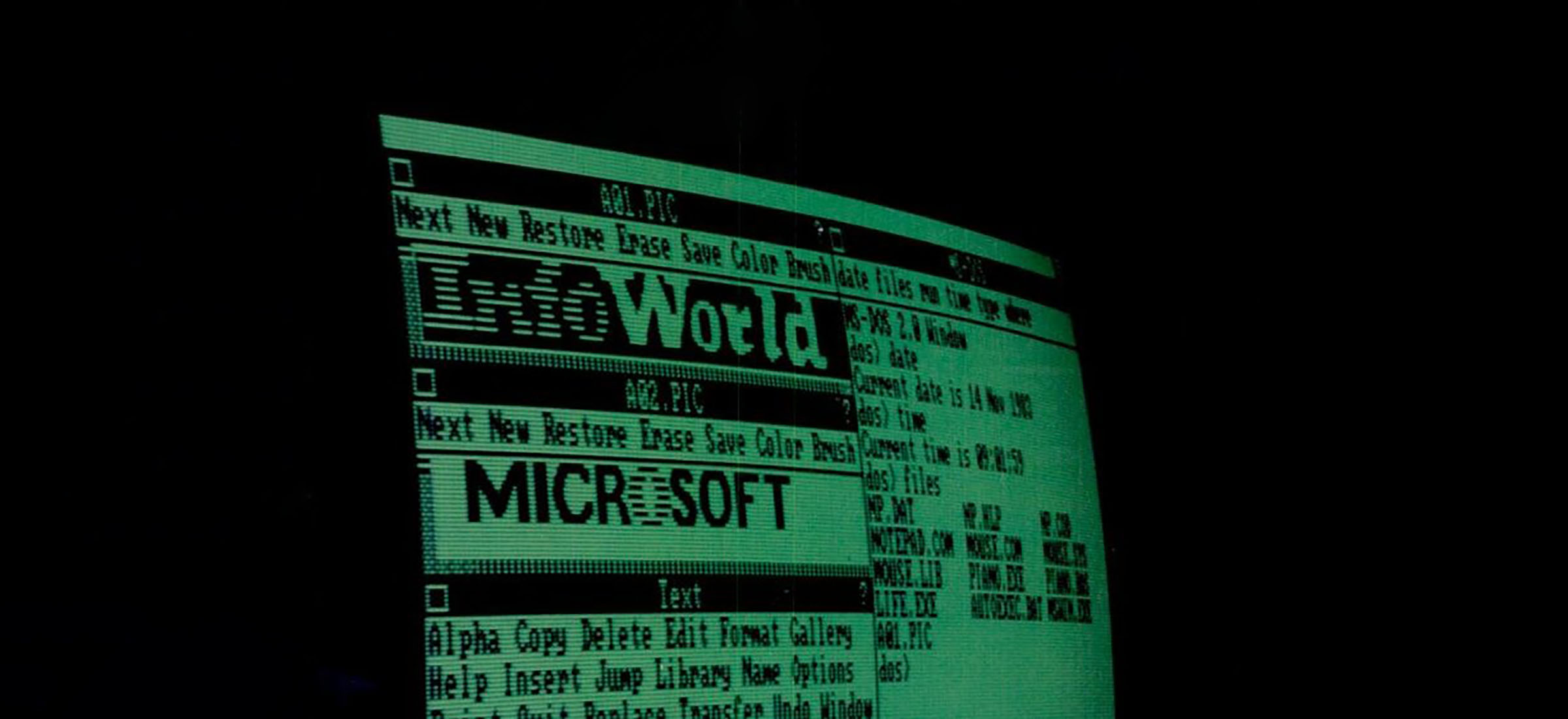 Windows pierwsza wersja