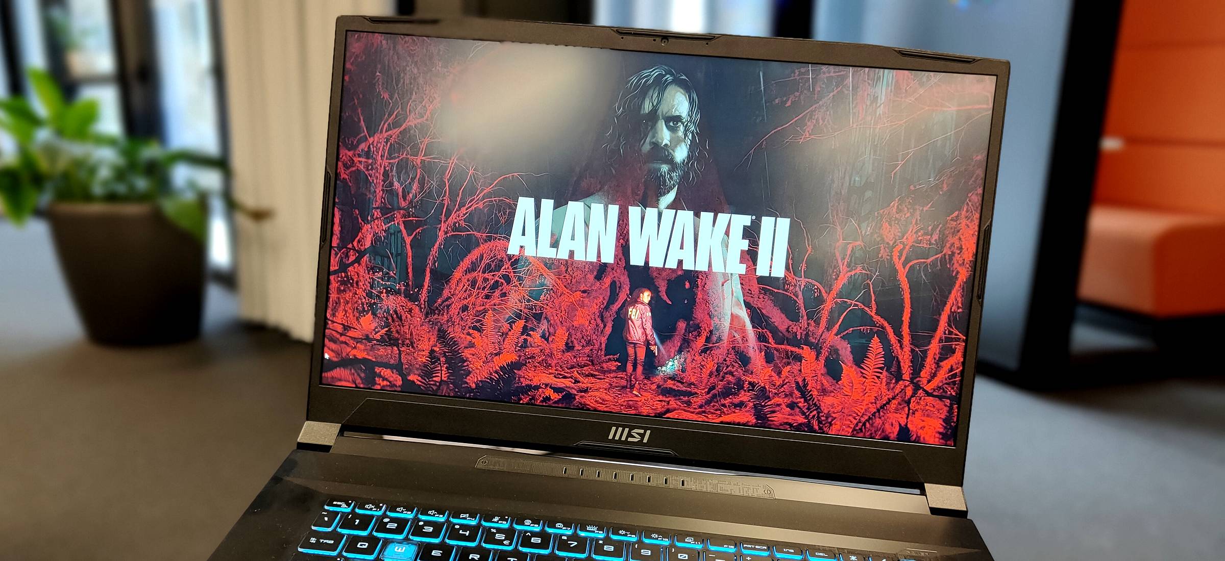 Testujemy MSI Katana 17 B12V. Rzucamy w niego najcięższym wyzwaniem - grą Alan Wake 2 z ray-tracingiem