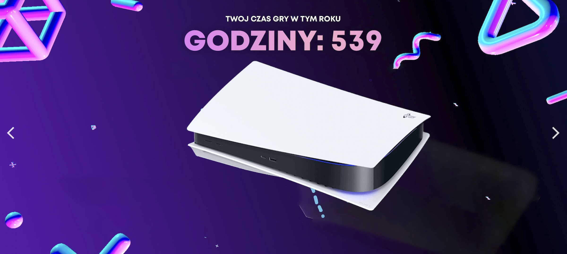 PlayStation uruchamia podsumowanie 2023 Wrap Up. Wbiłem 540 godzin na PS5