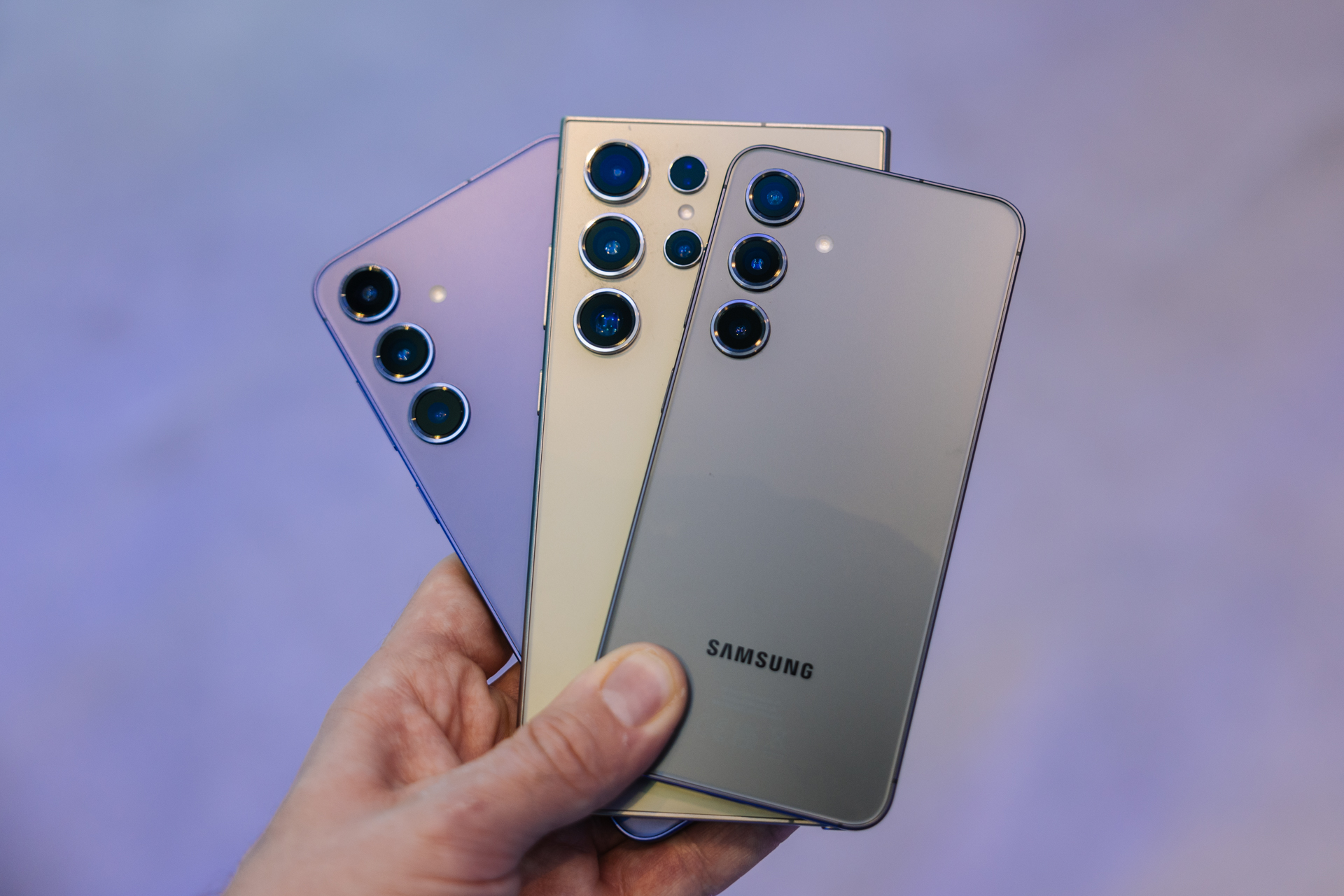 Samsung Galaxy S24, S24+ i S24 Ultra, fot. Krzysztof Basel.