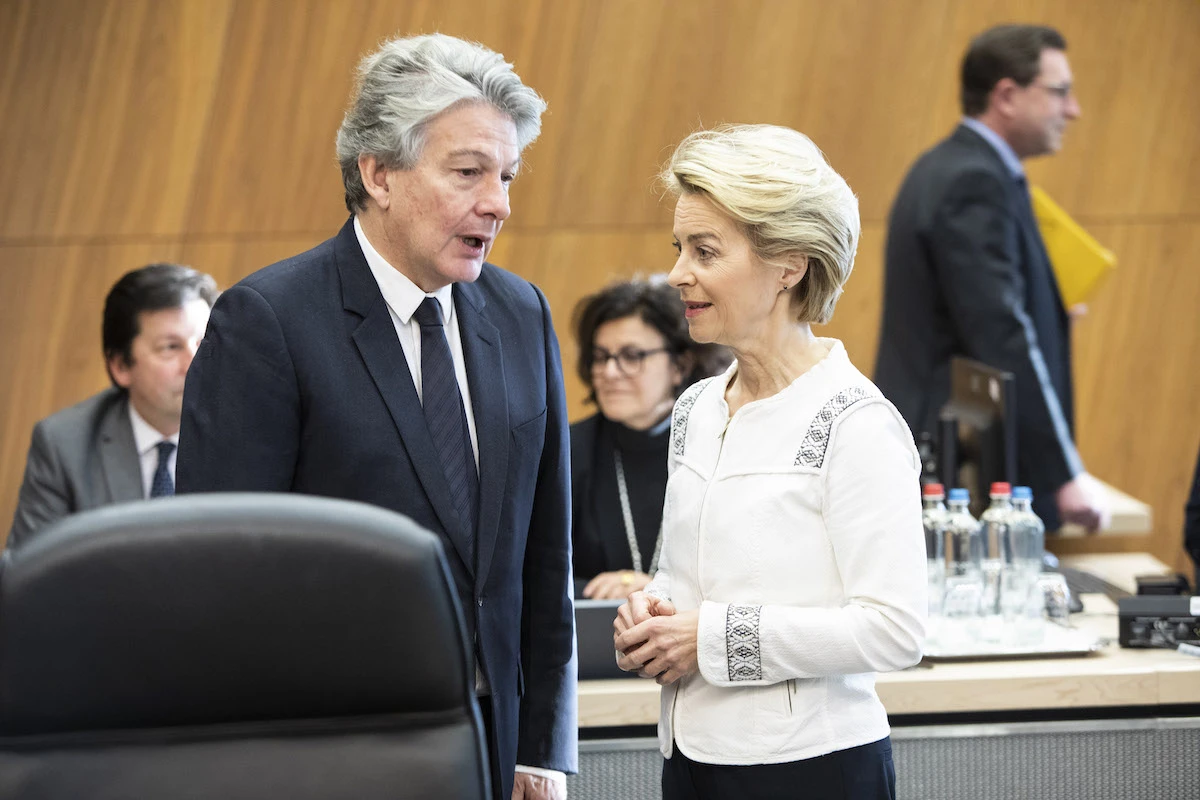 Thierry Breton i Ursula von der Leyen 