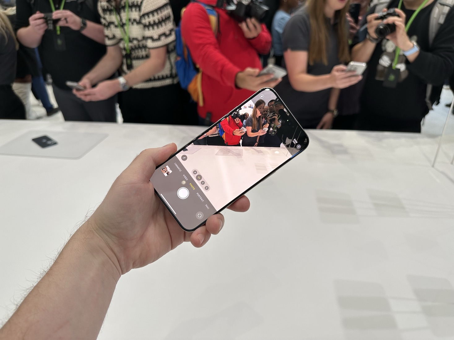 iPhone 15 Pro po prezentacji w Apple Park