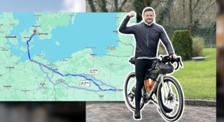 Polak jedzie rowerem grać w gry. Ma do pokonania 1000 km