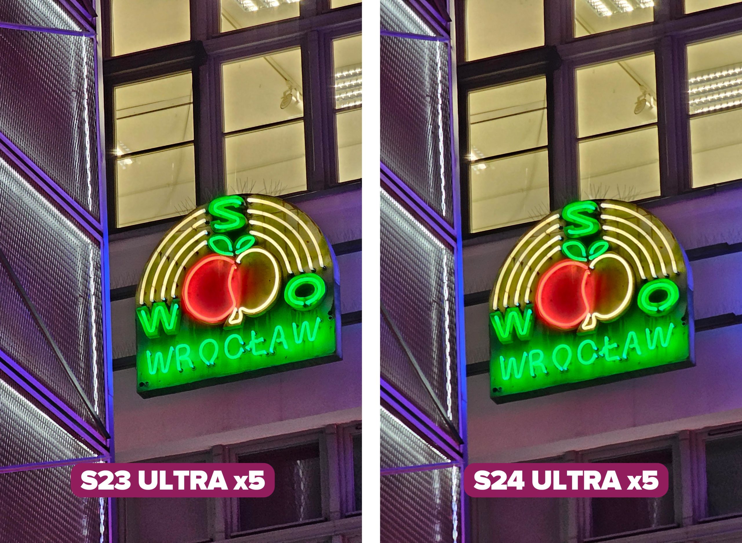 Samsusng Galaxy S23 vs Samsusng Galaxy S24 Ultra - zoom x5.