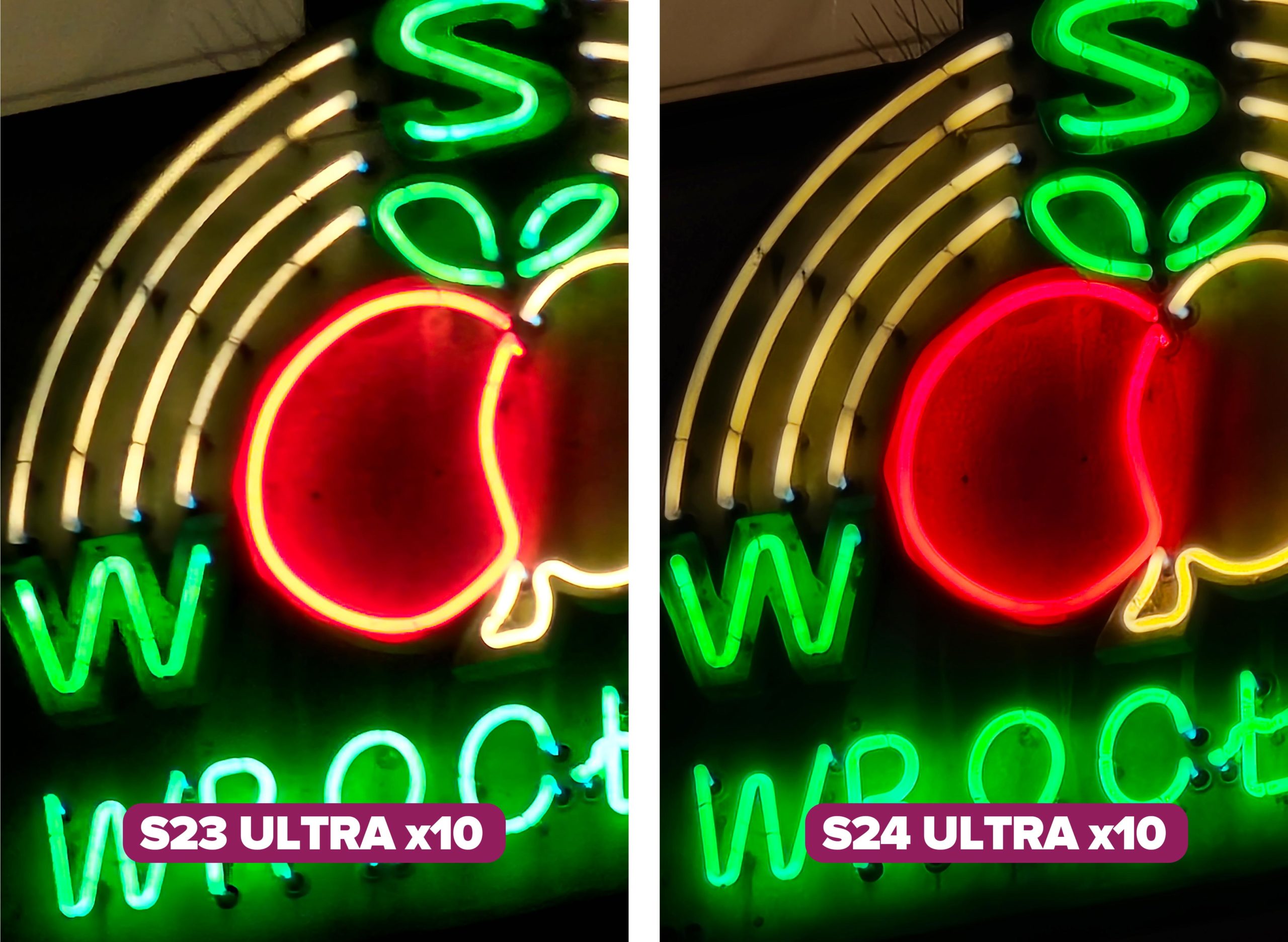 Samsusng Galaxy S23 vs Samsusng Galaxy S24 Ultra - zoom x5.