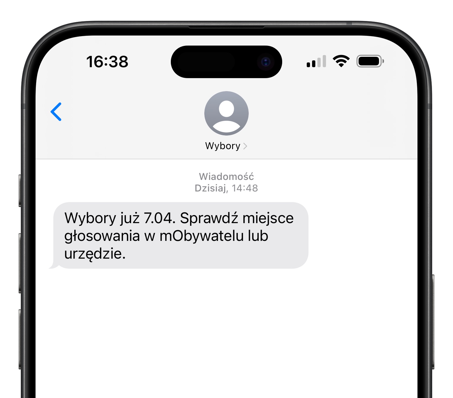 wybory 2024 sms