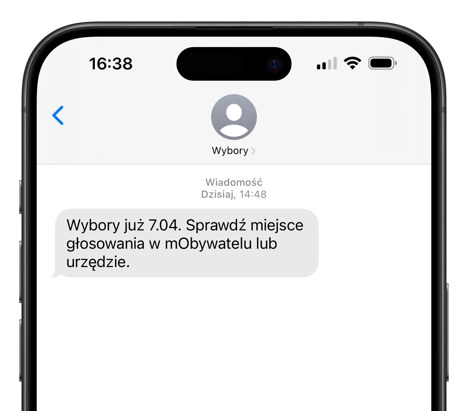 wybory 2024 sms 