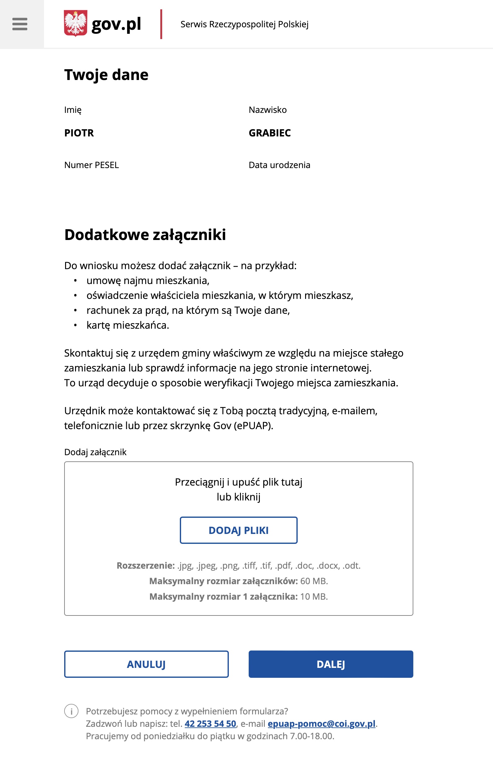 wybory 2024 i formularz zmiany miejsca glosowania przez internet