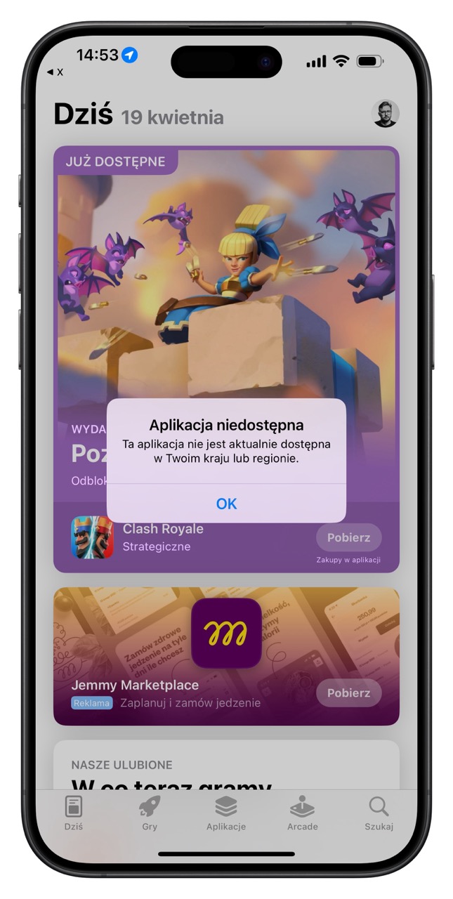 apple iPhone delta emulator app store aplikacja niedostepna region unia eu class="wp-image-4572990"