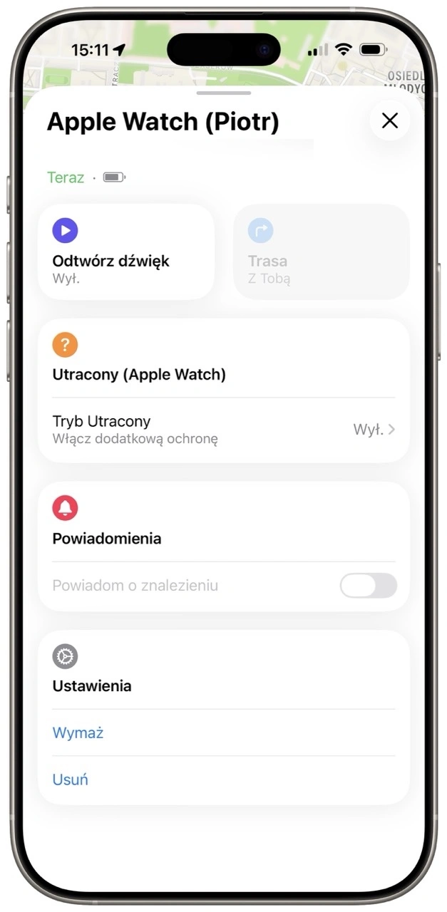 iphone aplikacja znajdz find my iOS 26