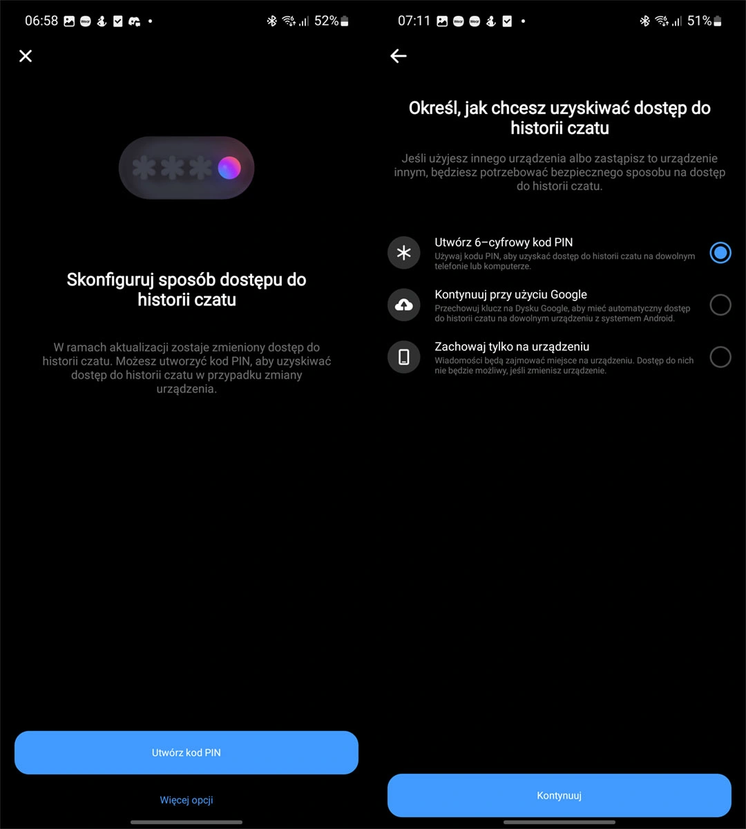 messenger kod pin facebook co to 