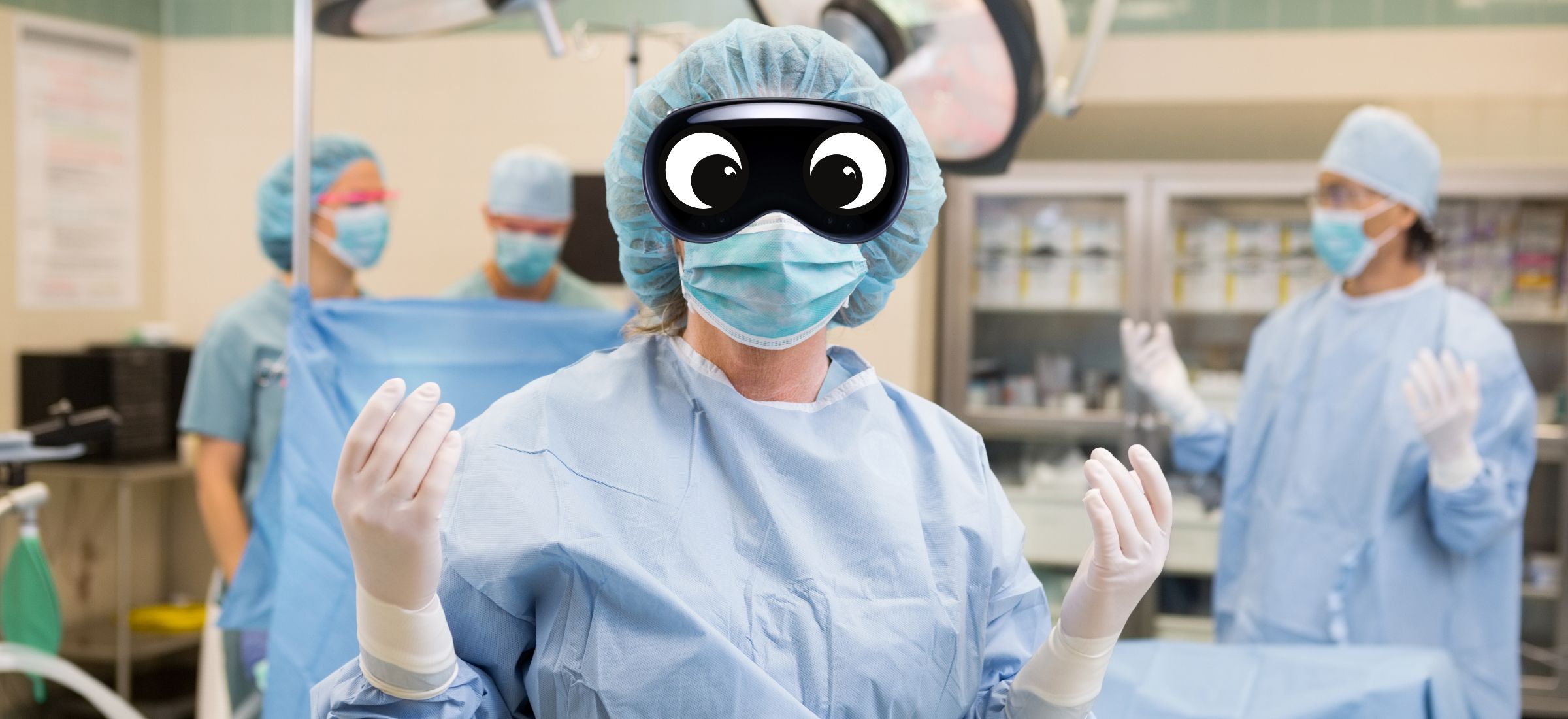 Leżysz na stole operacyjnym, a tu doktor w Vision Pro. Tak wygląda przyszłość