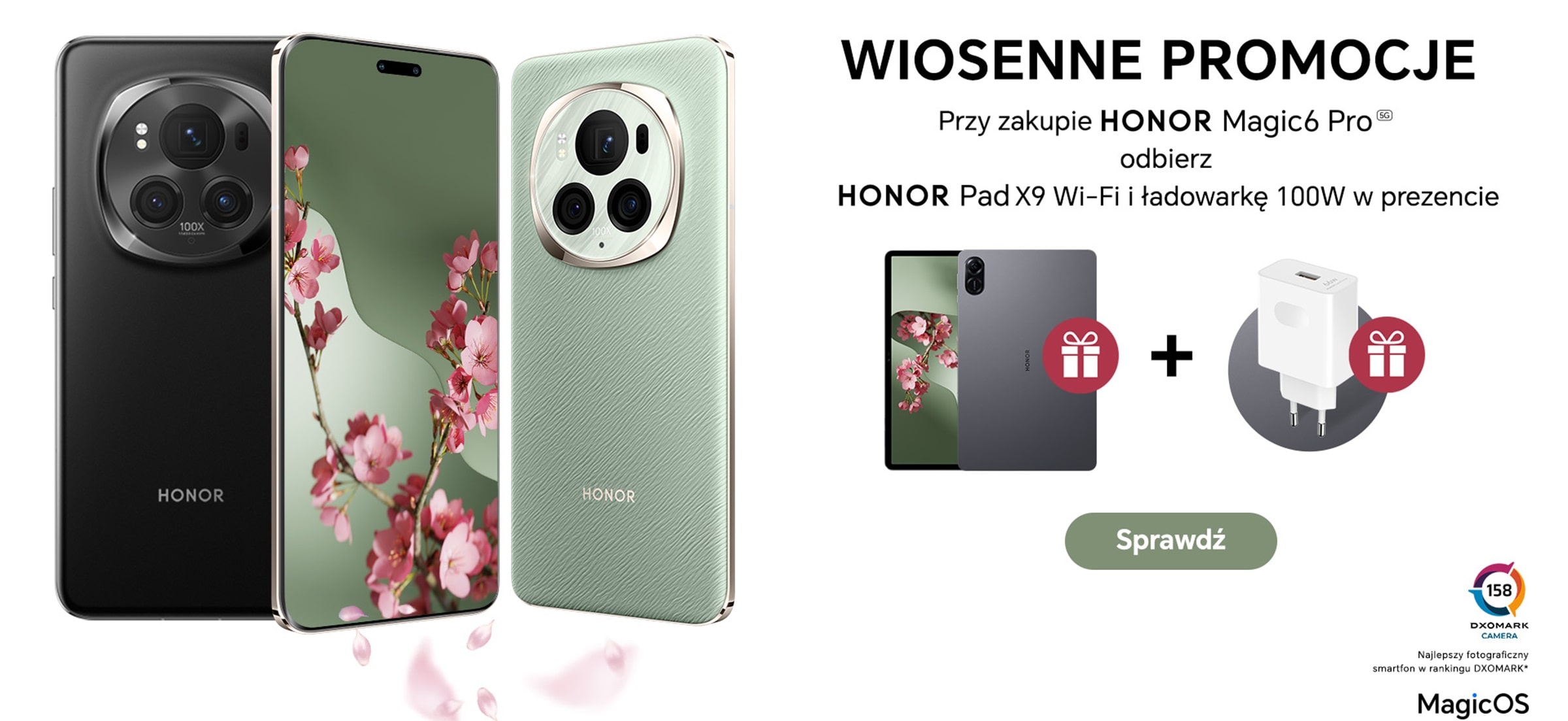 Za oknem wiosna, a tu promocje. Honor daje gratisy do smartfonów