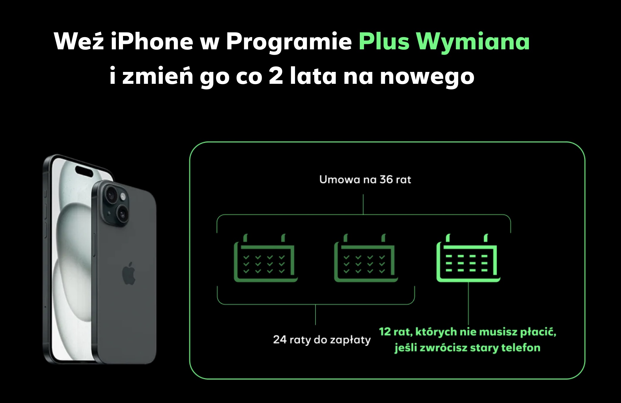 plus wymiana iphone