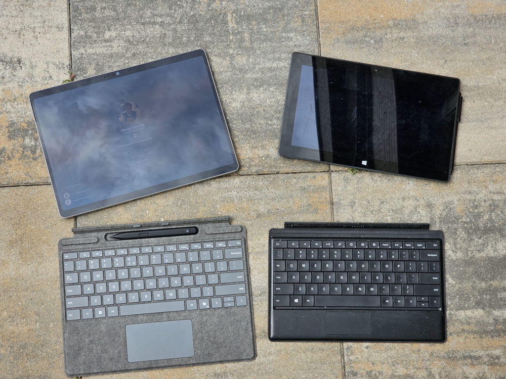 Surface Pro (2013 r.) vs Surface Pro (2024 r.)
