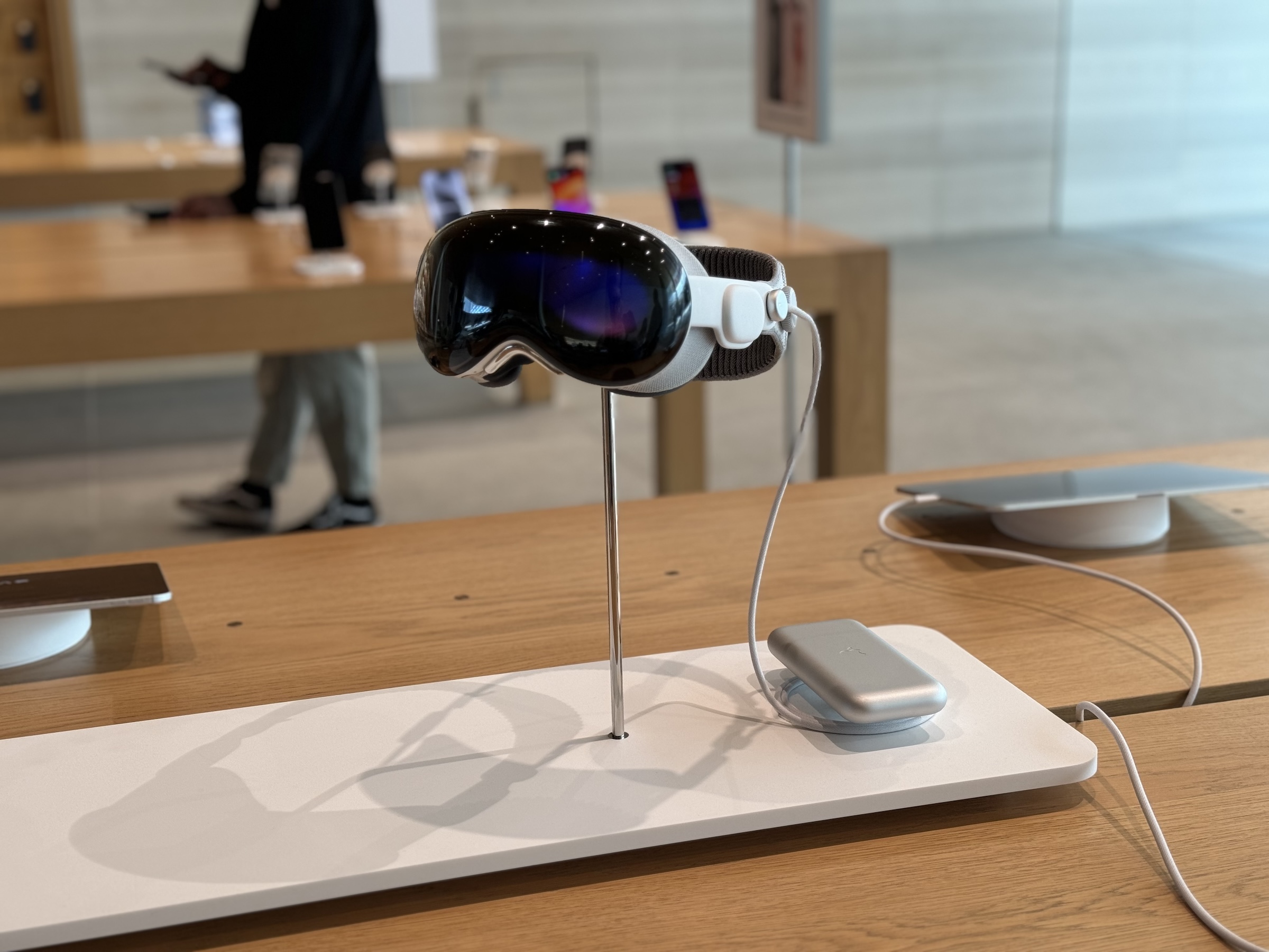 apple vision pro demo apple store