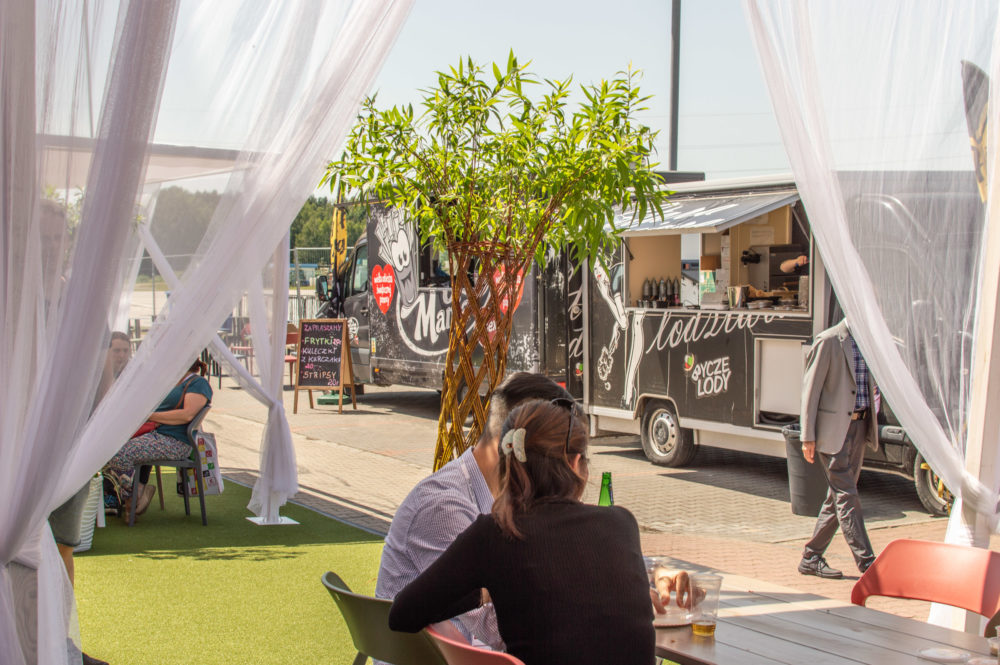Food trucki na Electronics Show