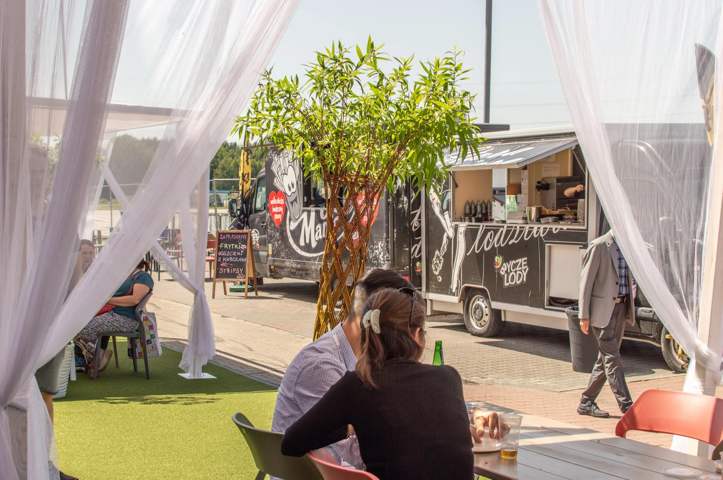 Food trucki na Electronics Show