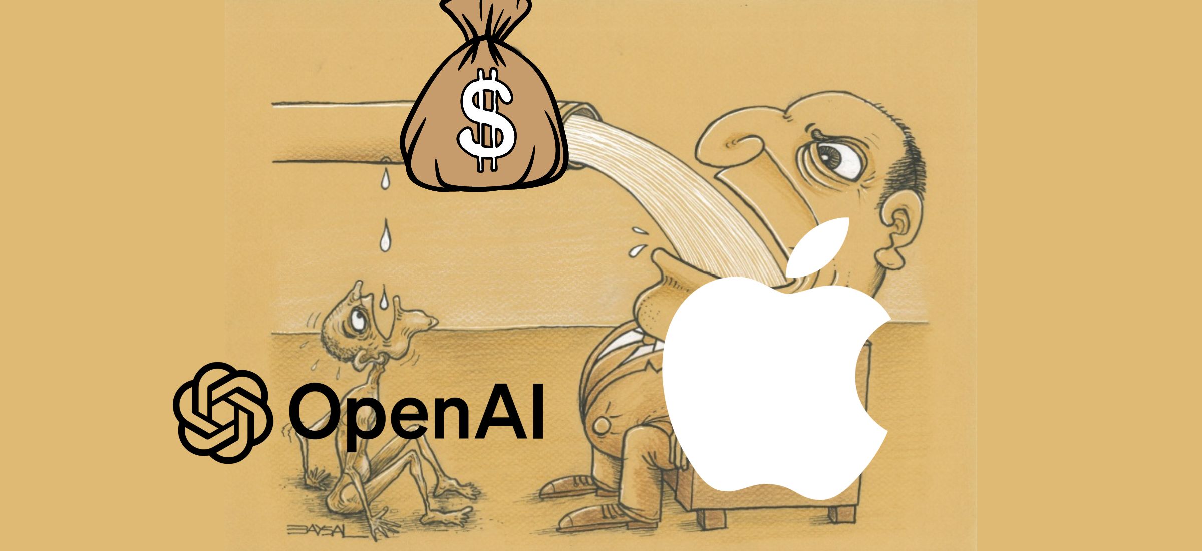 Apple traktuje giganta AI jak studenta na praktykach. Oto dlaczego mu nie płaci