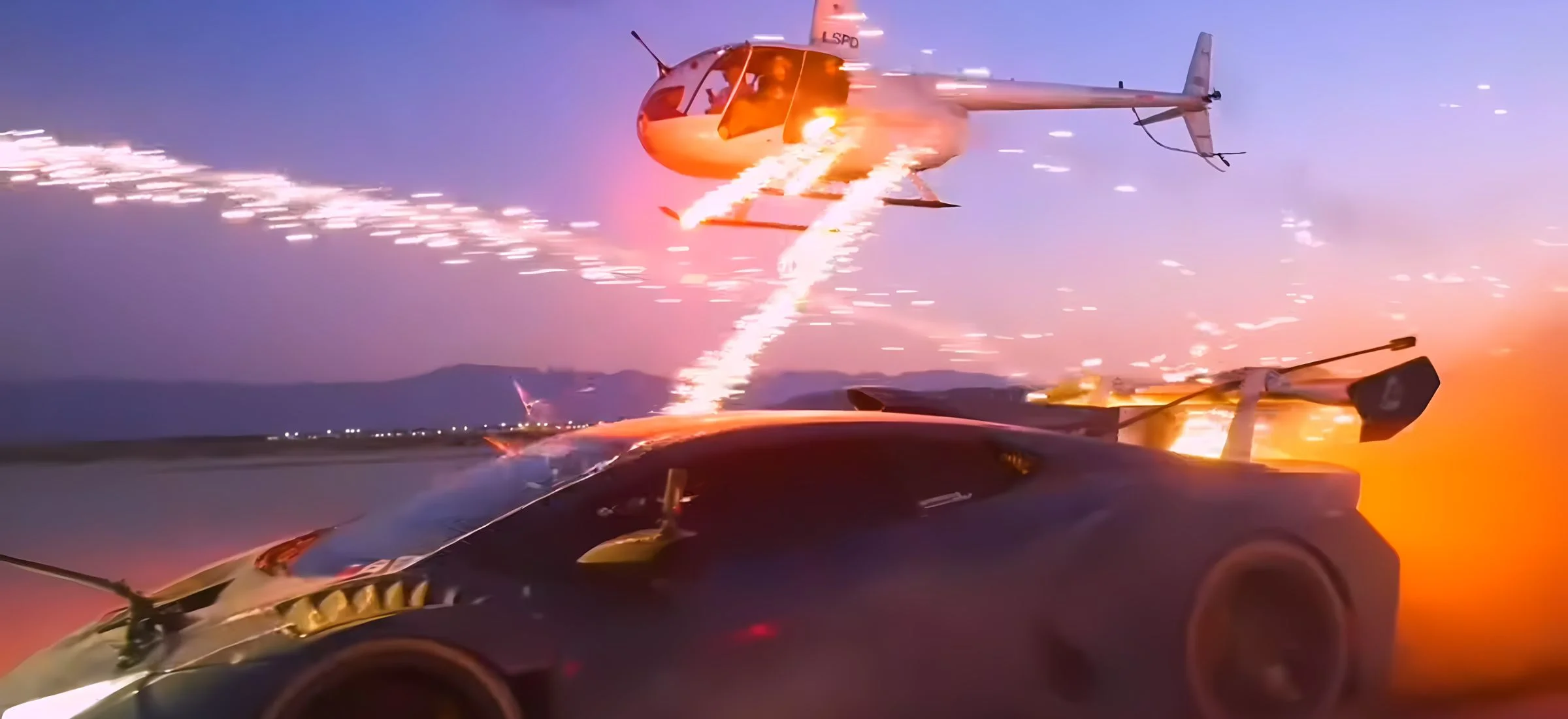 Alex Choi, aresztowany. Leciał helikopterem i strzelał fajerwerkami do Lamborghini (WIDEO)