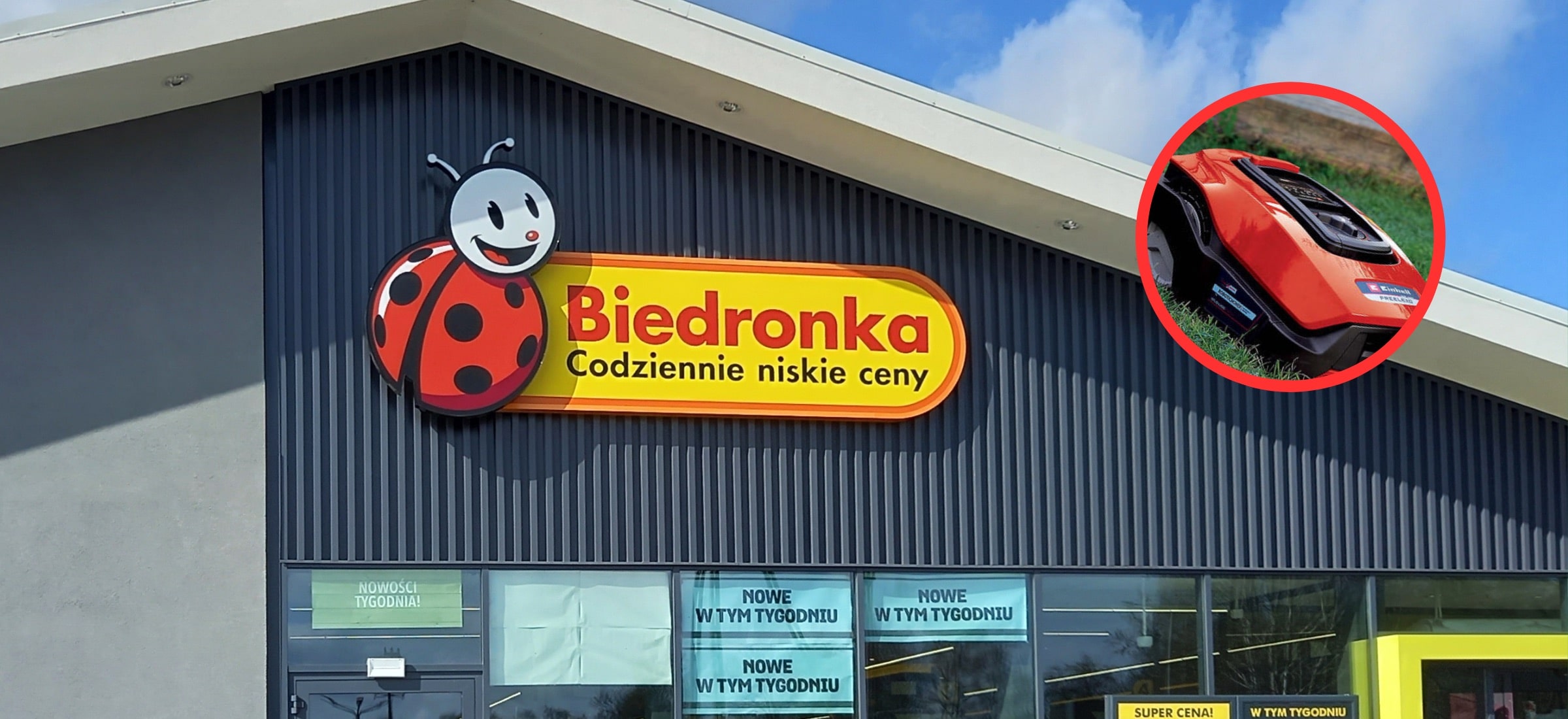 Biedronka skosi ci trawnik. Sklep wjeżdża z robotem koszącym w rewelacyjnej cenie