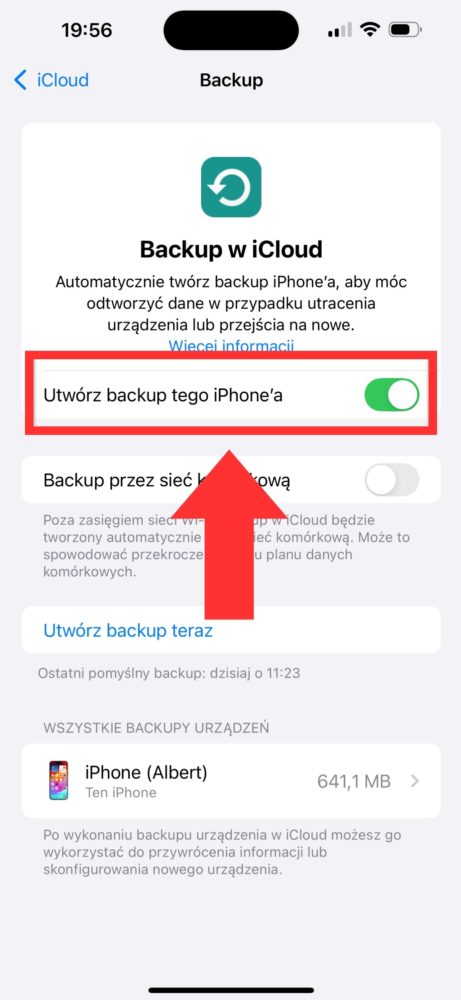 Jak przenieść dane z iPhone'a na iPhone'a? Utwórz backup w iCloud